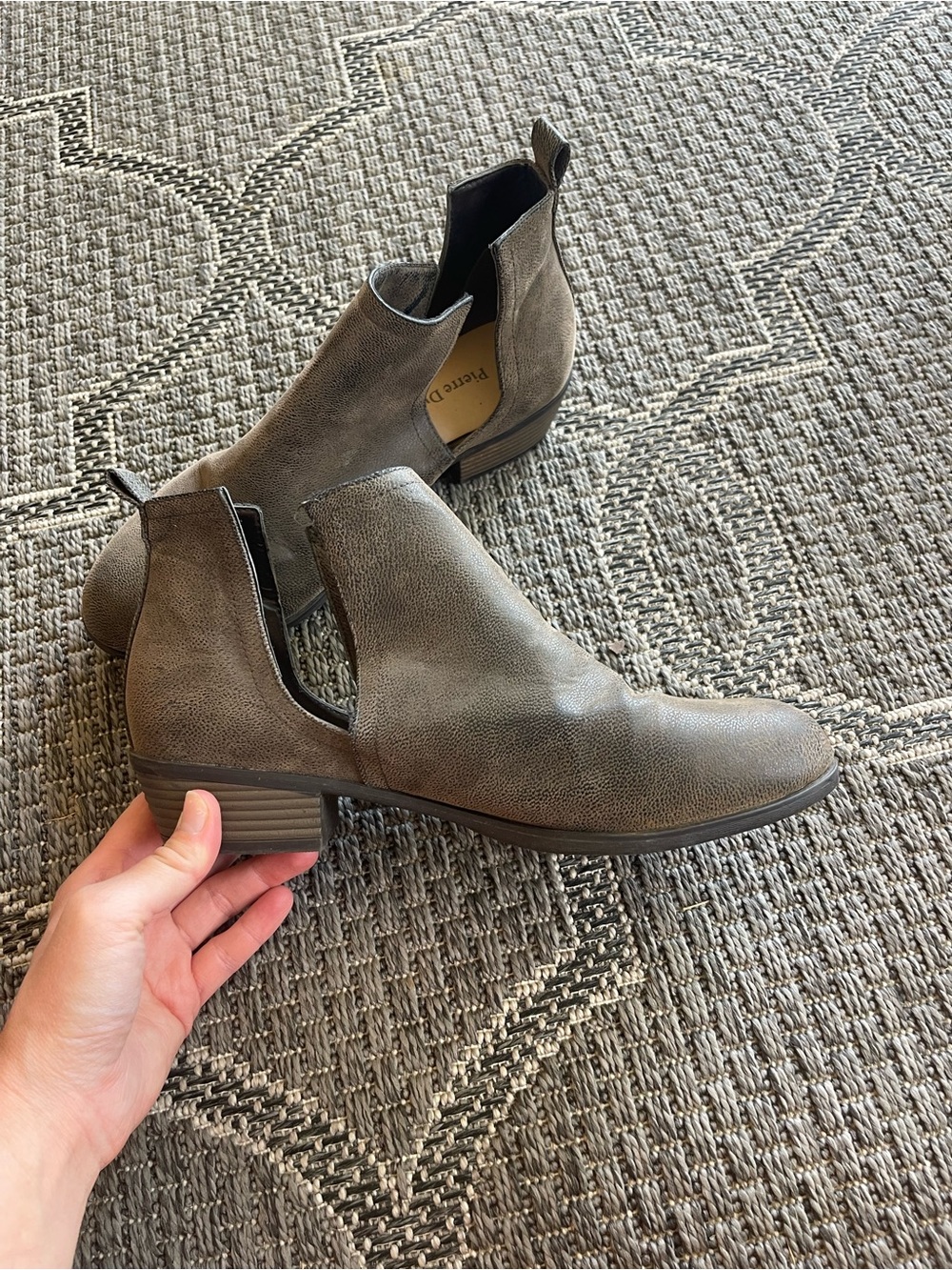 Women’s Pierre Dumas Cutout Ankle Boots - Picture 3 of 6
